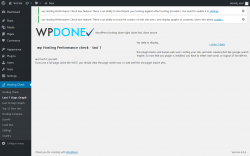 Page screenshot: Hosting Check → Last 7 Days Graph