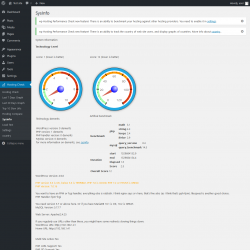 Page screenshot: Hosting Check → Sysinfo