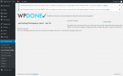 Page screenshot: Hosting Check → Last 30 Days Graph