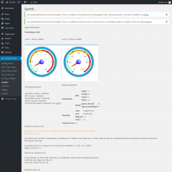 Page screenshot: Hosting Check → Sysinfo