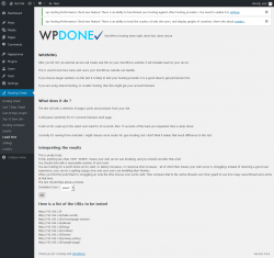 Page screenshot: Hosting Check → Load Test