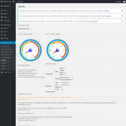 Page screenshot: Hosting Check → Sysinfo