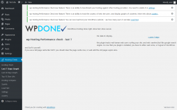 Page screenshot: Hosting Check → Last 7 Days Graph