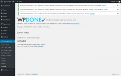 Page screenshot: Hosting Check → country