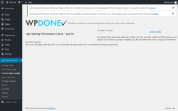 Page screenshot: Hosting Check → Last 30 Days Graph
