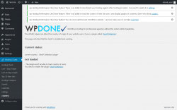 Page screenshot: Hosting Check → country