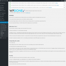 Page screenshot: Hosting Check → Load Test