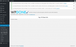 Page screenshot: Hosting Check → Top 10 Slow Urls