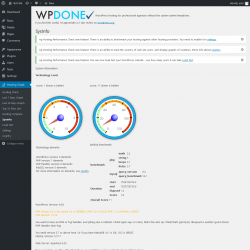 Page screenshot: Hosting Check → Sysinfo