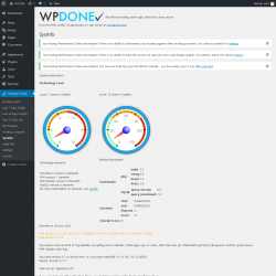 Page screenshot: Hosting Check → Sysinfo