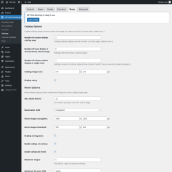 Page screenshot: WP Hotel Booking → Settings → 
							Room						