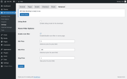Page screenshot: WP Hotel Booking → Settings → 
							Advanced						