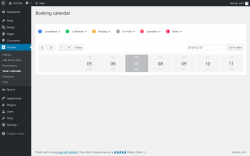 Page screenshot: Hotelier → View Calendar