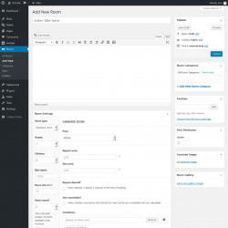 Page screenshot: Rooms → Add New