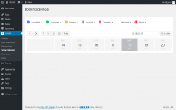 Page screenshot: Hotelier → View Calendar