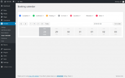 Page screenshot: Hotelier → View Calendar