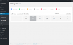 Page screenshot: Hotelier → View Calendar