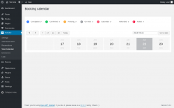 Page screenshot: Hotelier → View Calendar