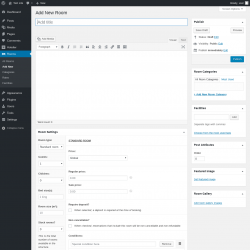 Page screenshot: Rooms → Add New