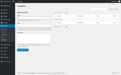 Page screenshot: Rooms → Facilities