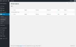 Page screenshot: Hotelier → Reservations