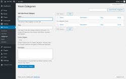 Page screenshot: Rooms → Categories