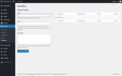 Page screenshot: Rooms → Facilities