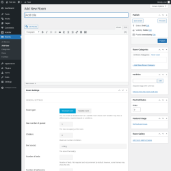 Page screenshot: Rooms → Add New