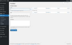 Page screenshot: Rooms → Facilities