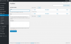 Page screenshot: Rooms → Facilities