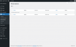 Page screenshot: Hotelier → Reservations