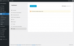 Page screenshot: Hotelier → Logs