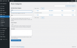 Page screenshot: Rooms → Categories