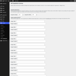 Page screenshot: Settings &rarr; WP_ImageMation