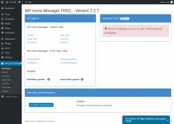 Page screenshot: WP Immo Manager