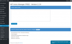 Page screenshot: WP Immo Manager &rarr; Features