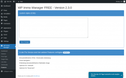 Page screenshot: WP Immo Manager &rarr; Features