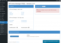 Page screenshot: WP Immo Manager