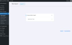 Page screenshot: WP Imp Exp