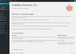 Page screenshot: Welcome to Usability Dynamics, Inc. &lsaquo; Test site &mdash; WordPress