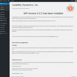 Page screenshot: Welcome to Usability Dynamics, Inc. &lsaquo; Test site &mdash; WordPress