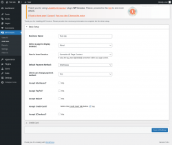 Page screenshot: WP-Invoice &rarr; Add New