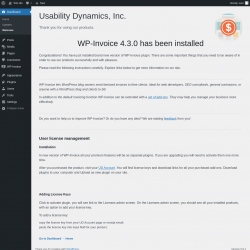 Page screenshot: Welcome to Usability Dynamics, Inc. &lsaquo; Test site &mdash; WordPress