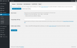 Page screenshot: Job Listings &rarr; Settings