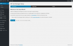 Page screenshot: Setup &lsaquo; Test site &mdash; WordPress