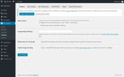 Page screenshot: Job Listings &rarr; Settings