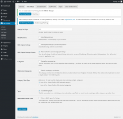 Page screenshot: Job Listings &rarr; Settings &rarr; Job Listings