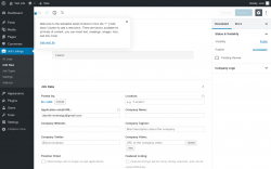 Page screenshot: Job Listings &rarr; Add New