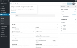 Page screenshot: Job Listings &rarr; Add New