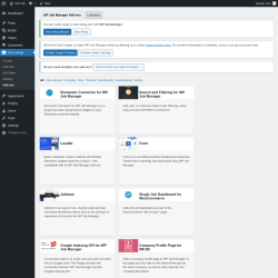 Page screenshot: Job Listings &rarr; Add-ons